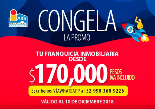 Gran promoción de fin de año de las franquicias Alfa Inmobiliaria