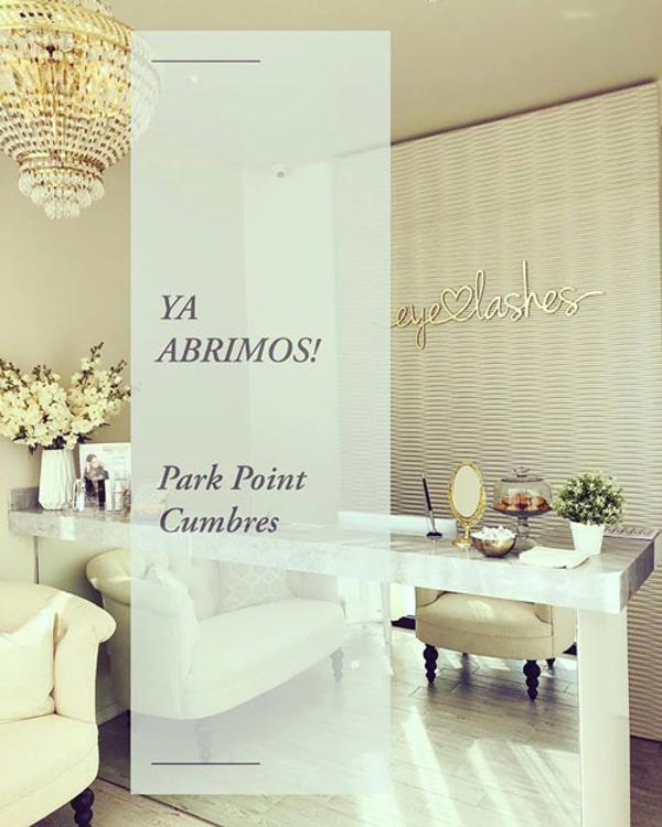 Visita nuestra nueva franquicia de Eye Love Lashes de Cumbres en Park Point