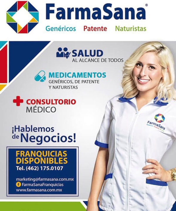 ¿Te gustaría invertir en una franquicia de Farmacias FarmaSana?