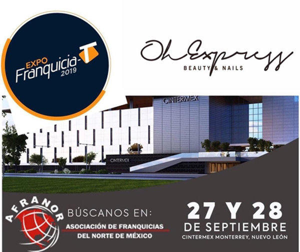 Ven a visitar la franquicia Oh Express a Expo Franquicia-T, los días 27 y 28 de Septiembre.