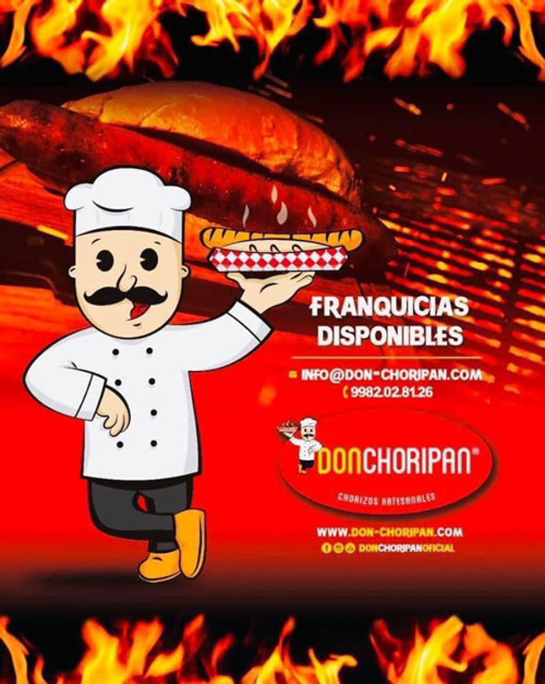 Atención León,  te gustaría abrir un negocio diferente? Únete a nuestra red de Franquicias Don Choripan.