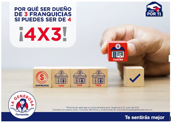 Franquicias La Generosa, ¡Extendemos la promo durante julio!