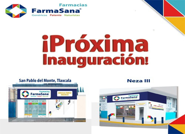 Próximas dos nuevas aperturas de franquicias Farmasana.