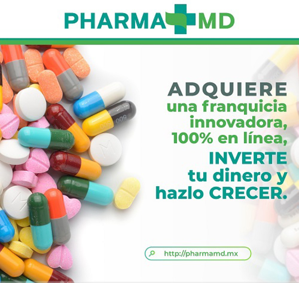 Adquiere una franquicia innovadora 100% en línea como Pharma MD.