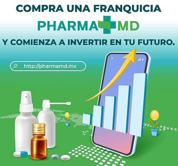 Compra una franquicia Pharma MD y comienza a invertir en tu futuro.